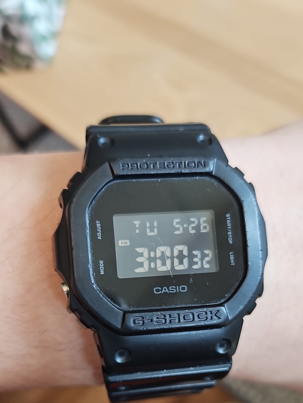 Casio Black Digital G-Shock Resin Watch